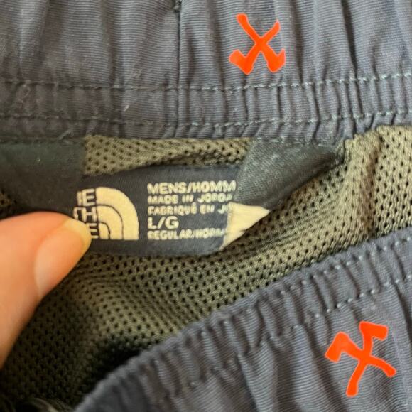 The North Face FlashDry Mens Swim Trunks Sz L Axes Beach Coastal Blue Drawstring - Picture 9 of 13